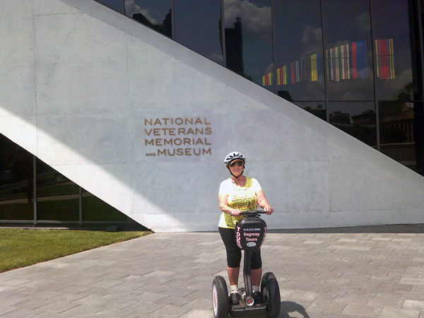 Karen Duquette at The National Veterans Memorial and Museum